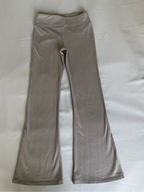 Reflex 90 Degree Girls High-Rise Leggings in Light Taupe